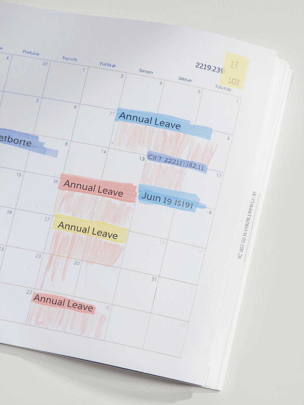 how to claim unused annual leave after resigning calendar