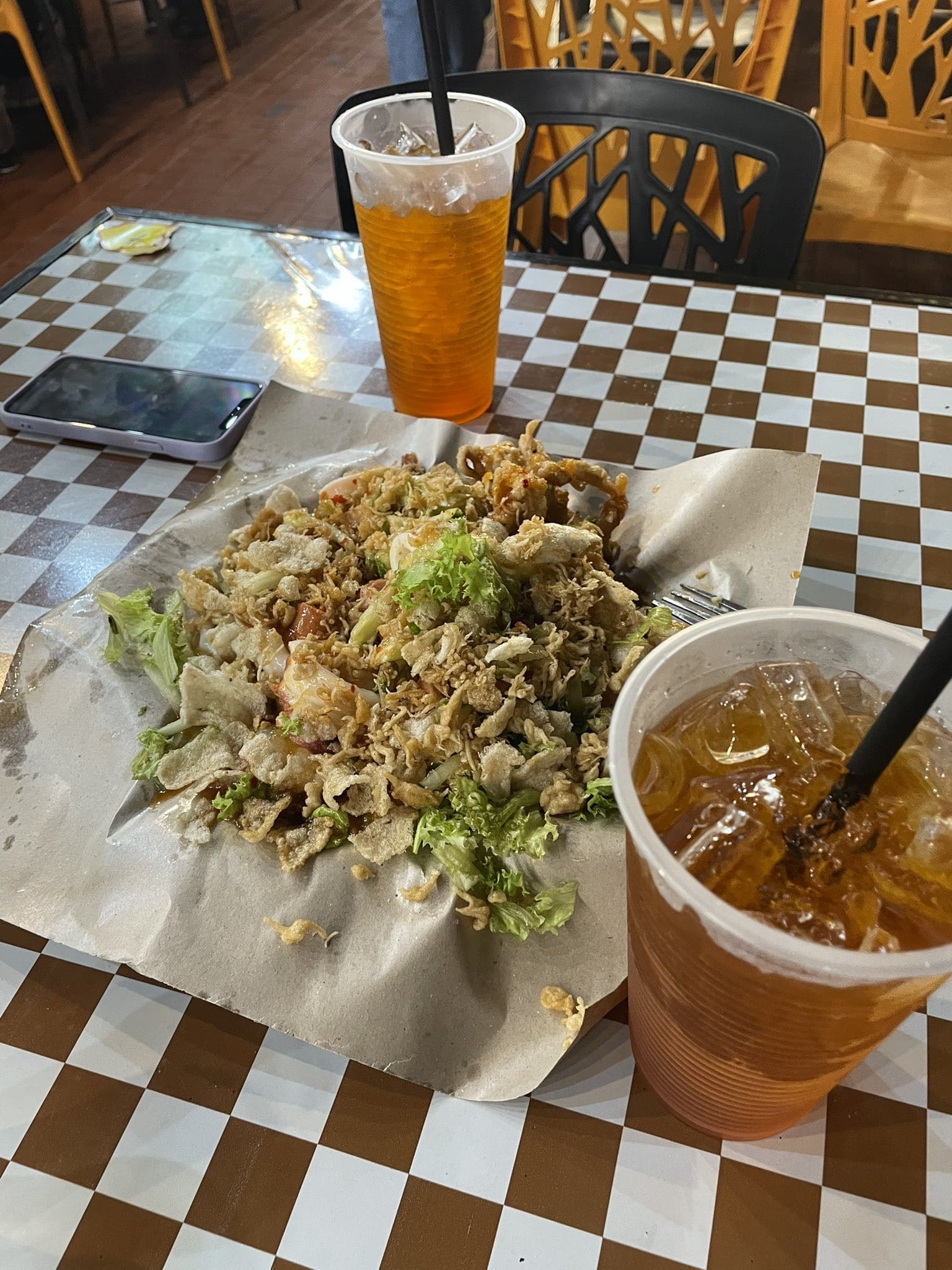 a plate of colek