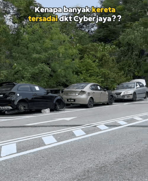 abandoned car in cyberjaya