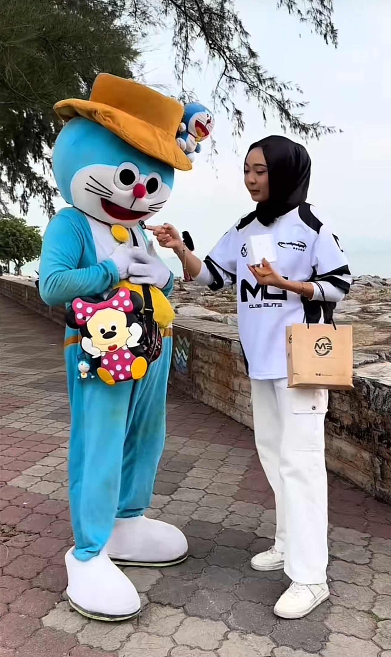 Abang Doraemon in an interview