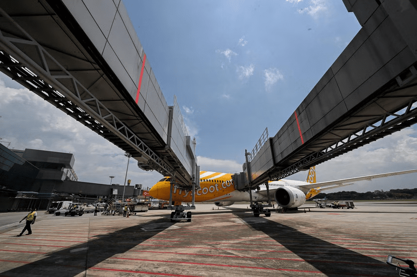 Aerobridge at Changi Airport