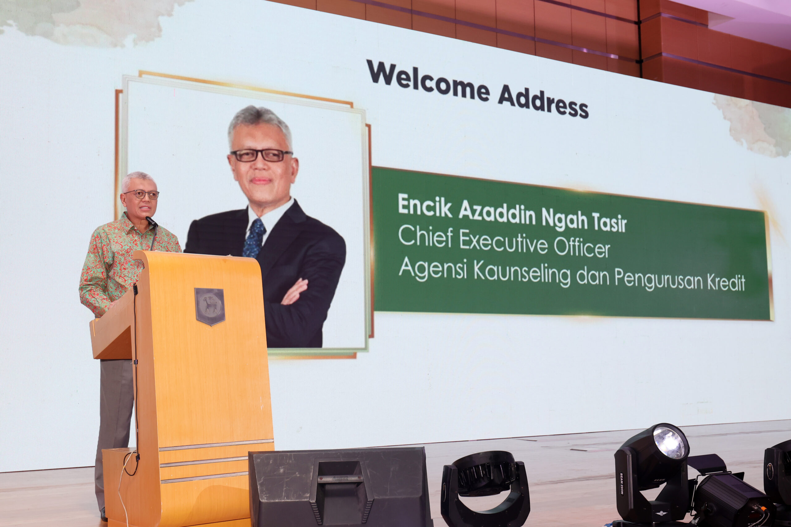 AKPK Chief Executive Officer, Azaddin Ngah Tasir