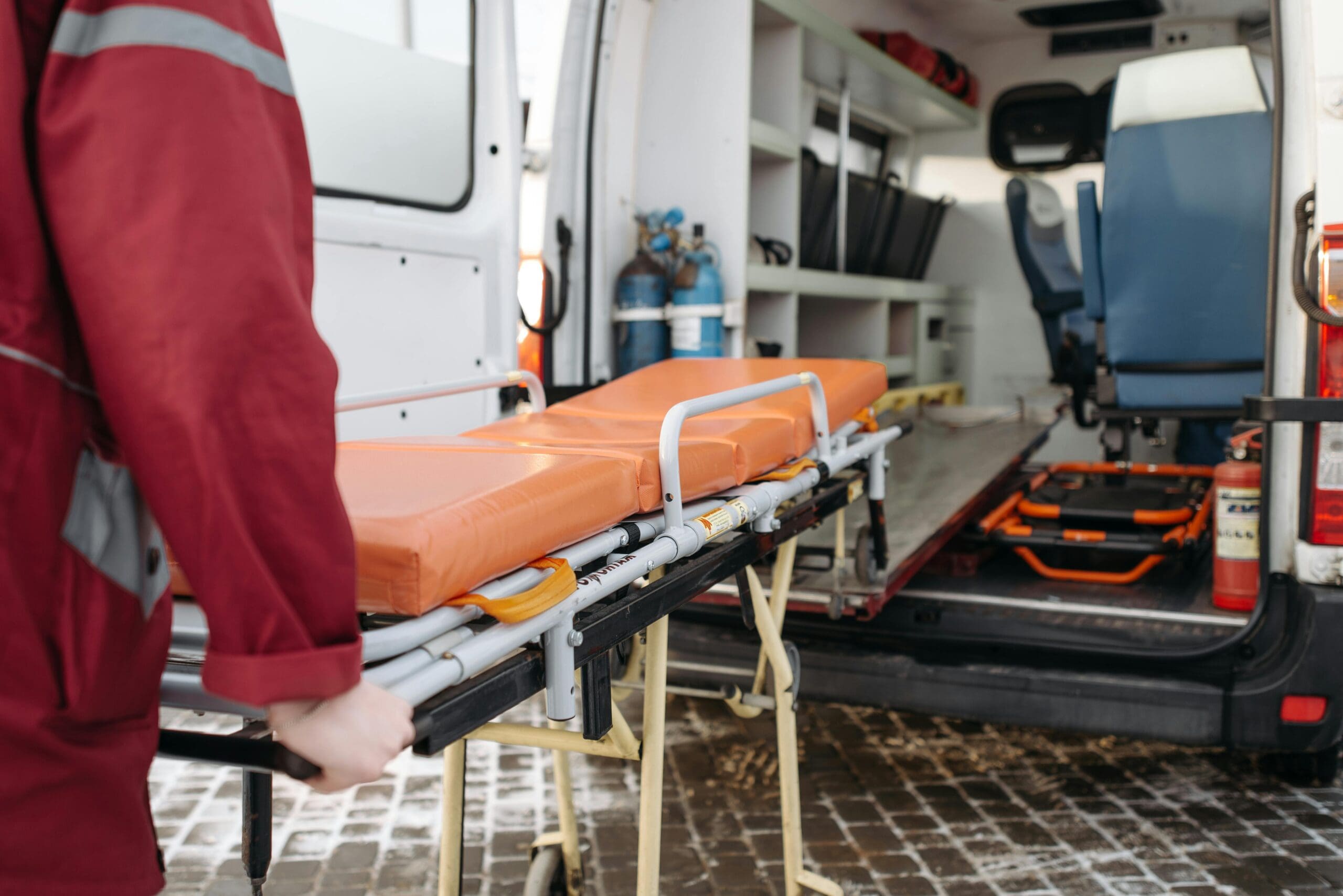 Ambulance interior