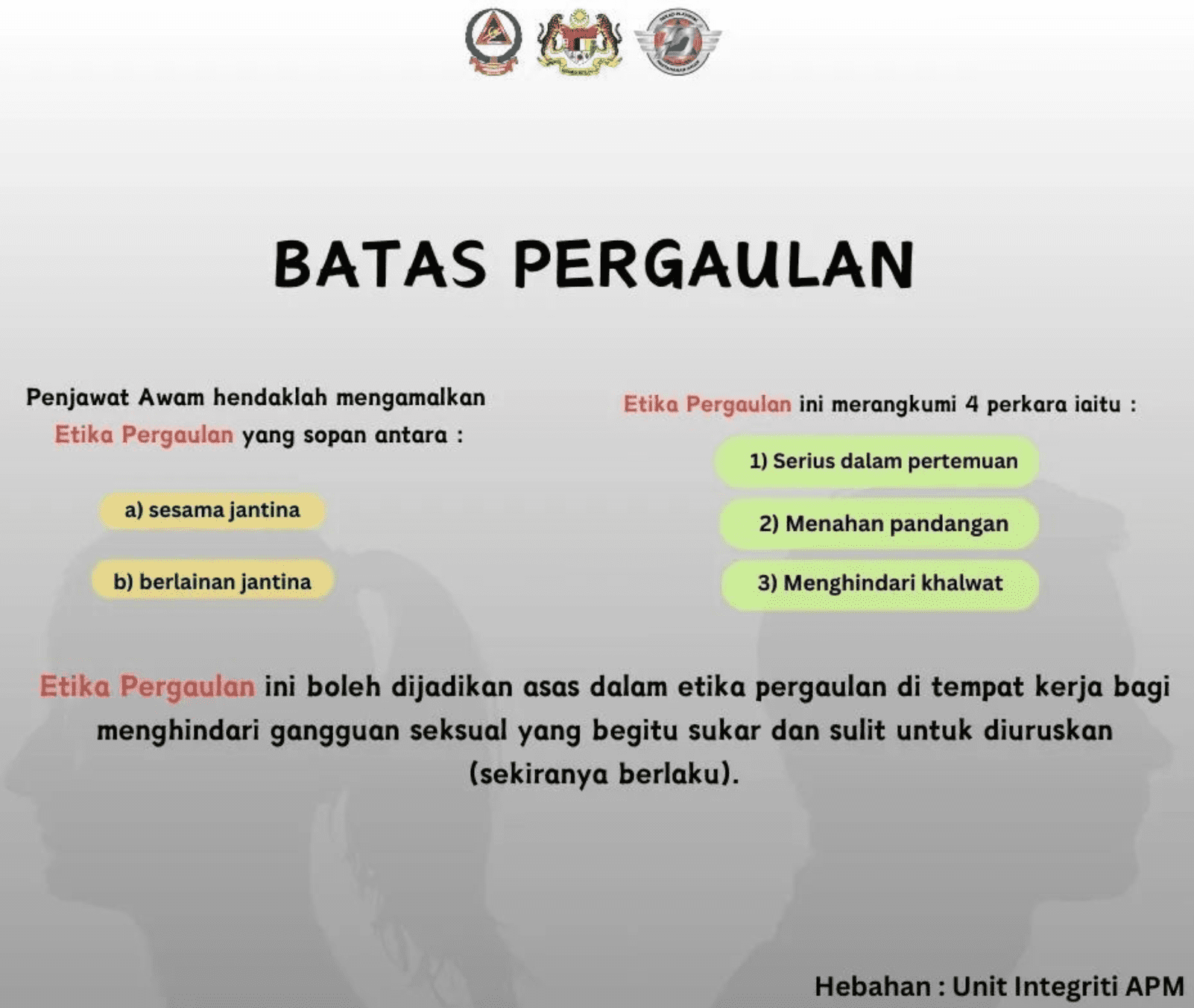 APM poster about warning public servant on extramaritial affairs 2
