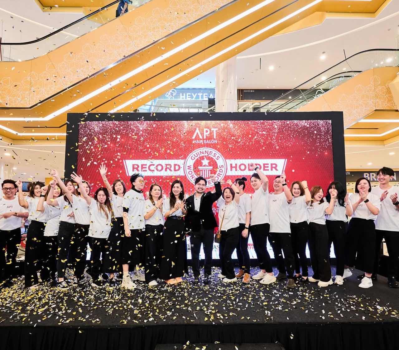 APT Hair Salon becomes a Guiness World Record Holder for Most Haircuts within an hour