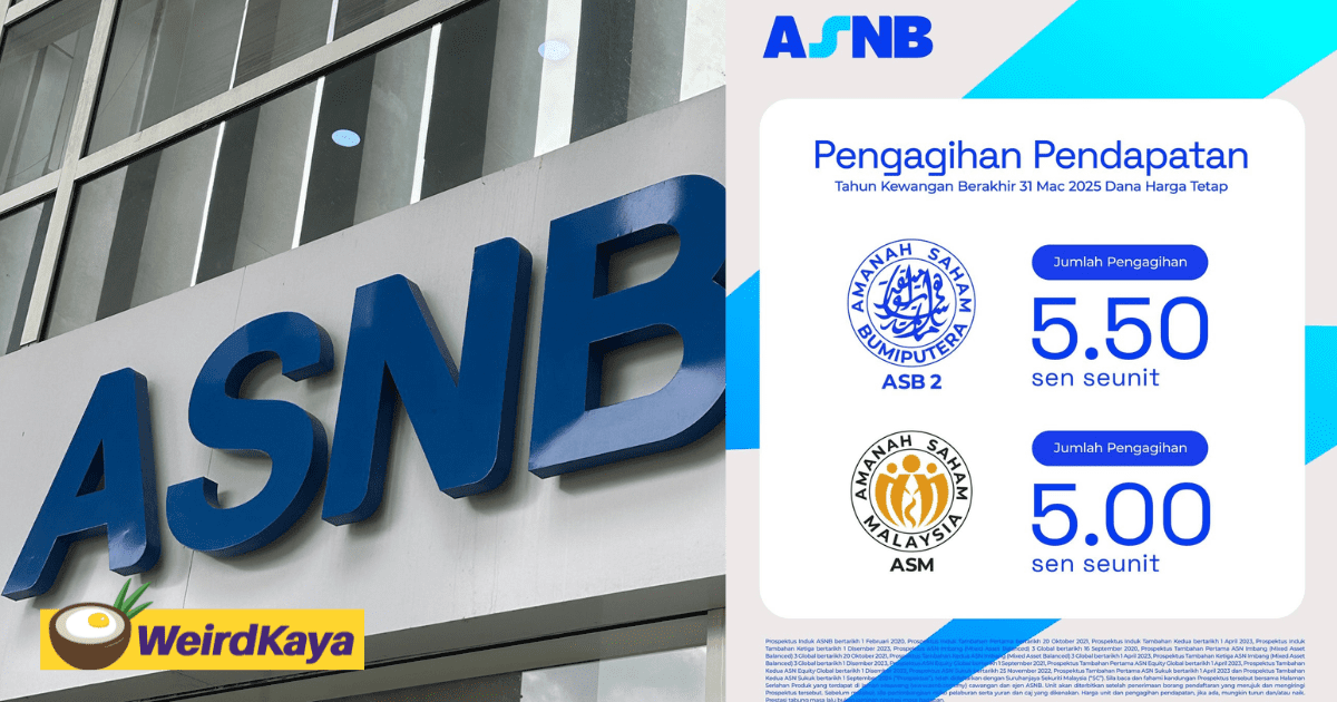 ASNB Declares Income Distribution Of 5.50 Sen & 5 Sen Per Unit For ASB 2 & ASM Respectively