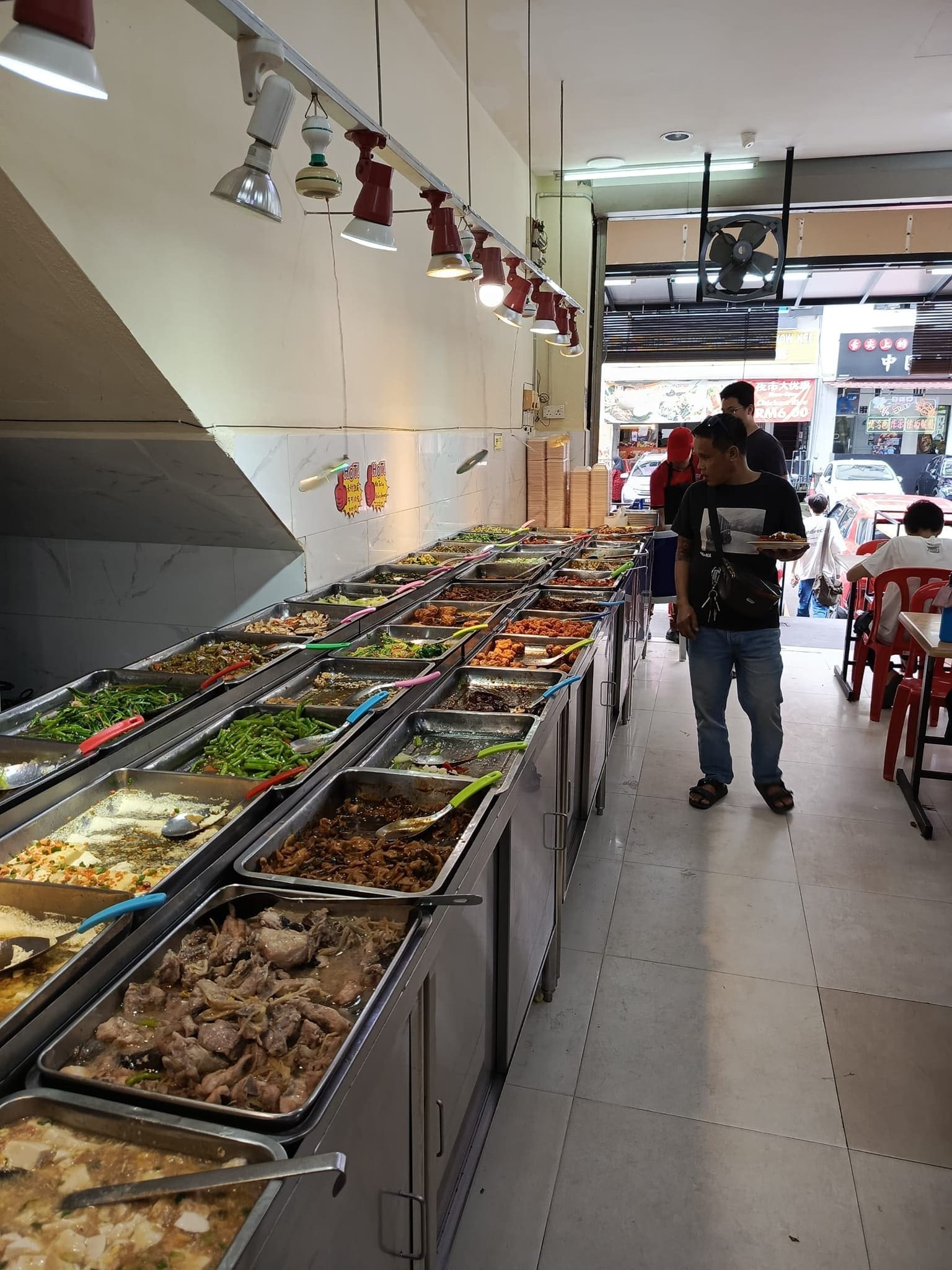 B记 mixed rice stall