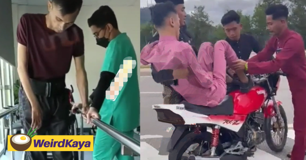 [video] a friendship thicker than blood: man carries paralyzed friend every time they hang out | weirdkaya