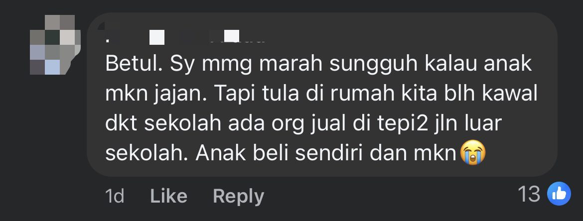 4yo M'sian Kid Has Blood Inside Urine After Eating Junk Food For Years comment 2