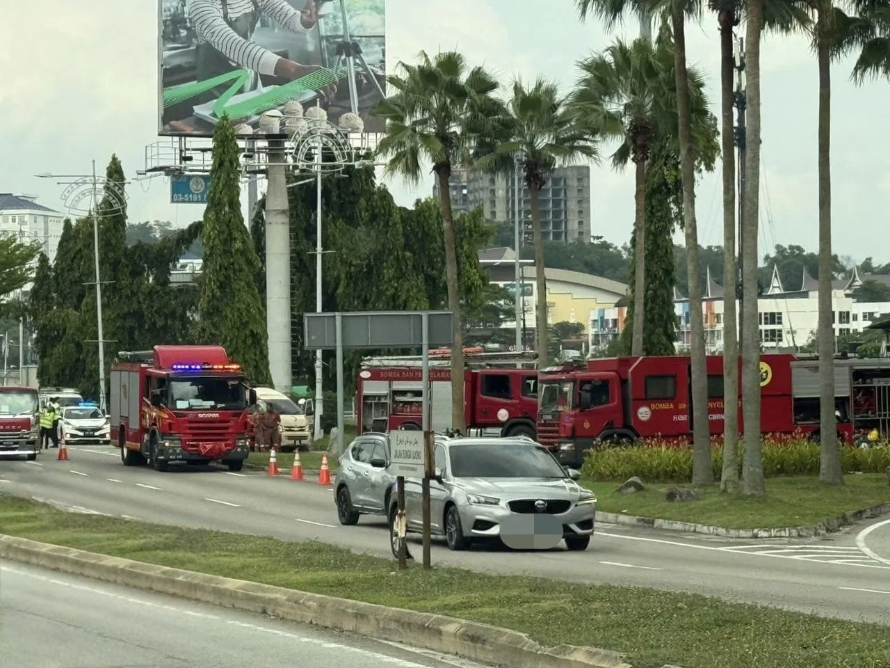 Bomba investigate gas leak