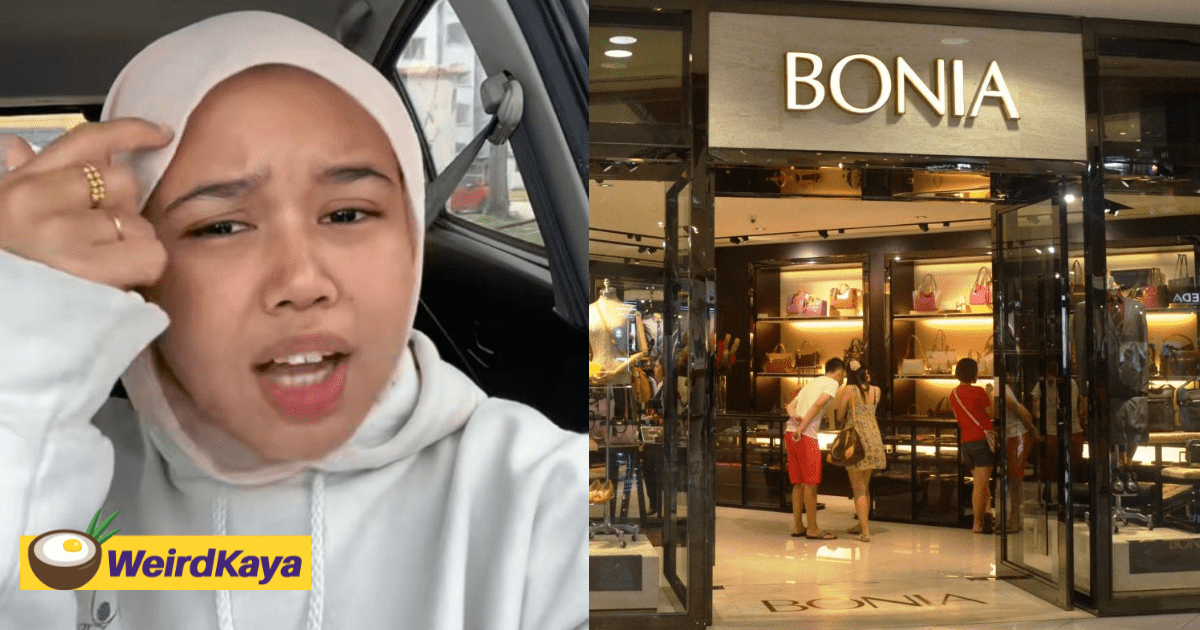 Woman slams bonia staff cover