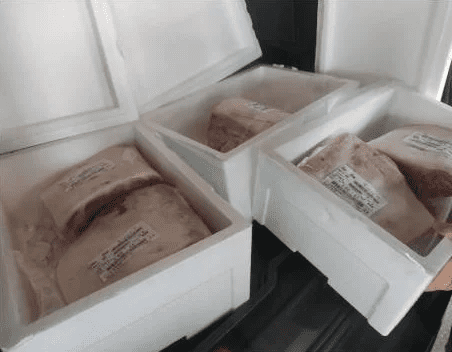 Boxes of wagyu beef in failed smuggle attempt