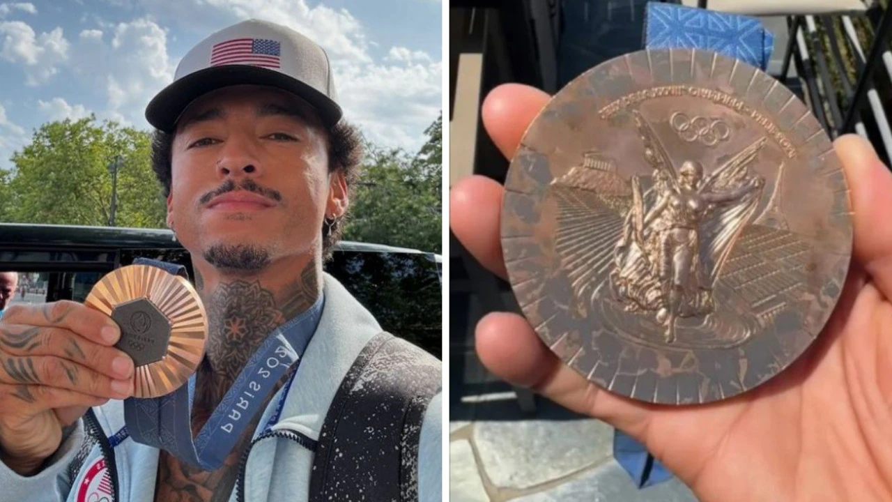 Bronze medal by Nyjah Huston
