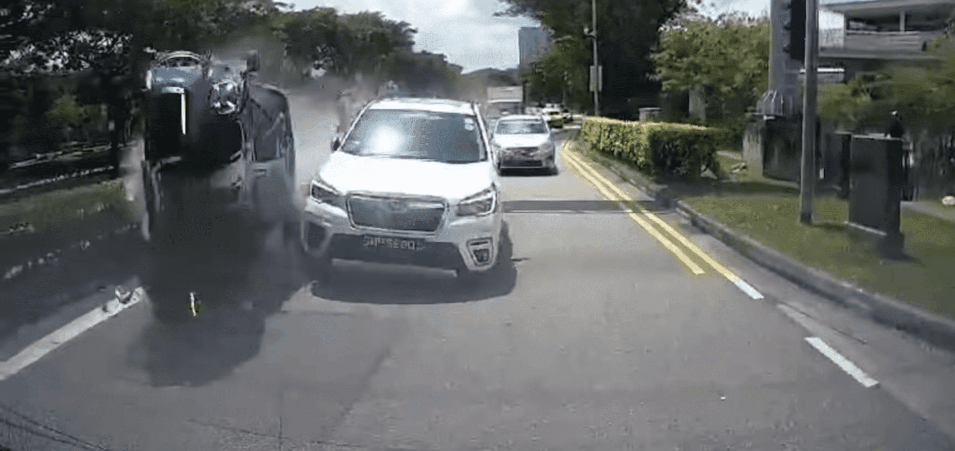 Car collides