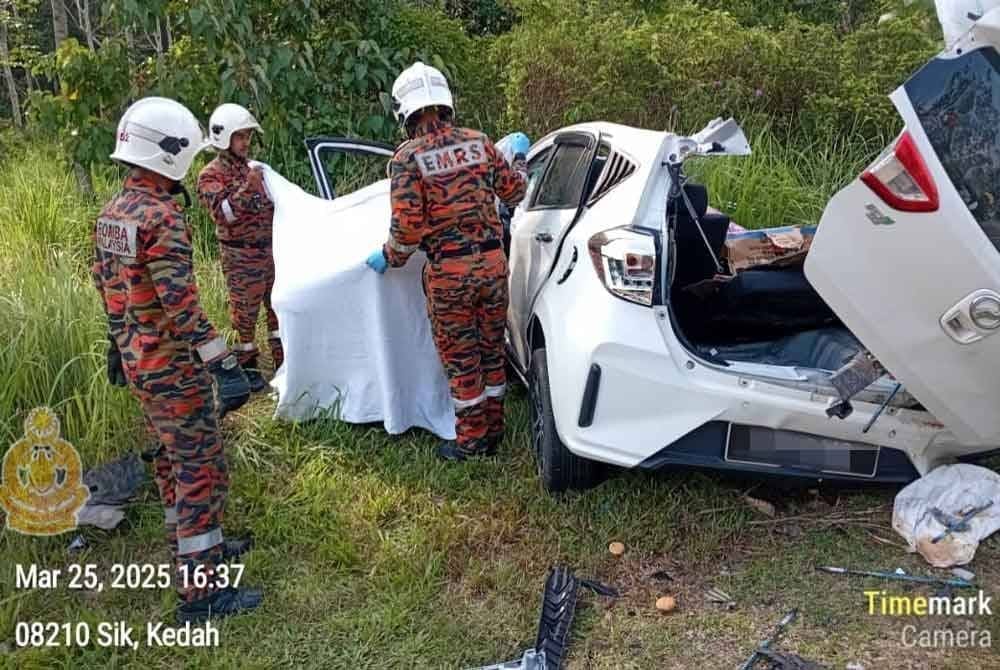 car crash of newlywed couple Kedah