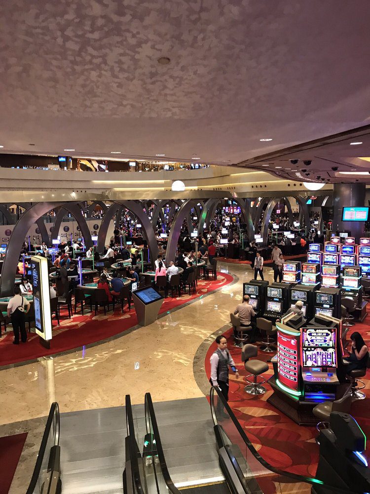 Casino floor within Marina Bay Casino