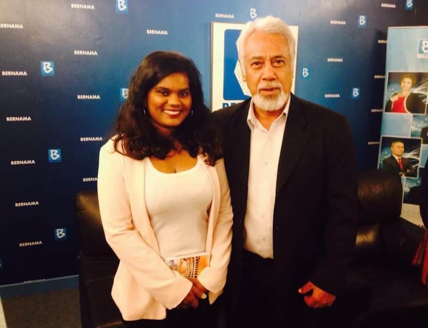 cecelia while working at bernama media