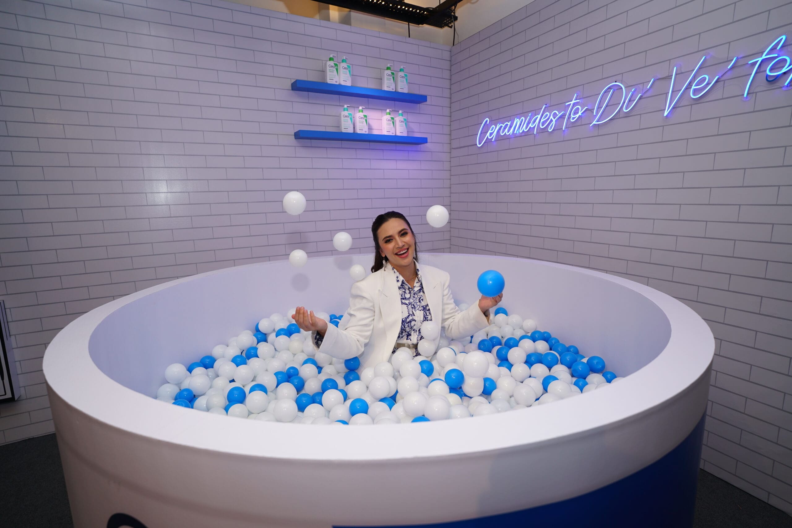 Diana Danielle at CeraVe at bookmark, APW 