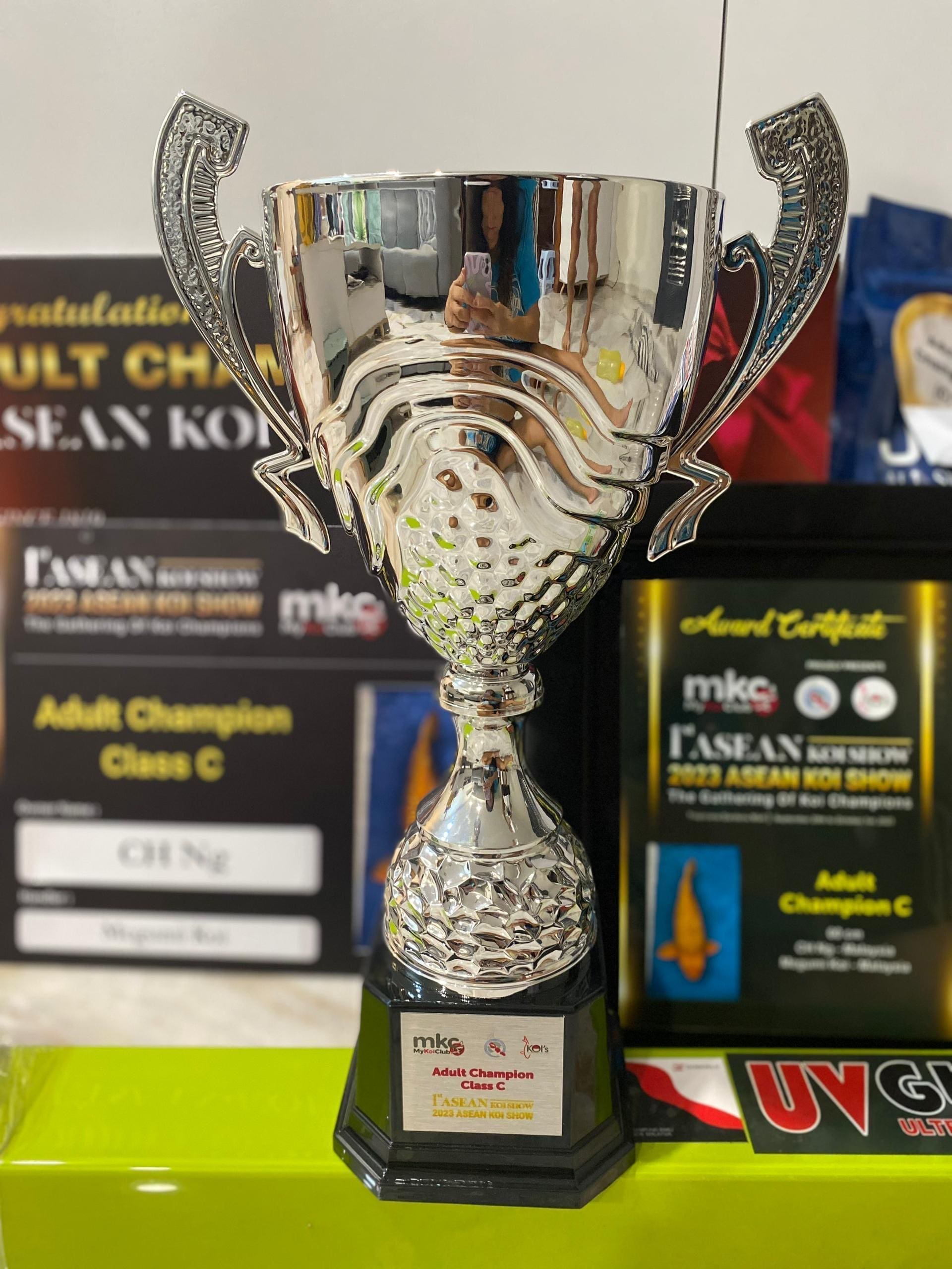 Champion award Sim and brother won