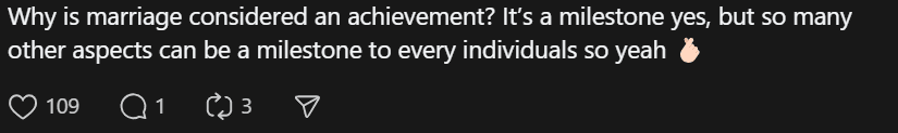 Comment on 30yo marriage achievement Screenshot 2025-02-03 145351 (2)