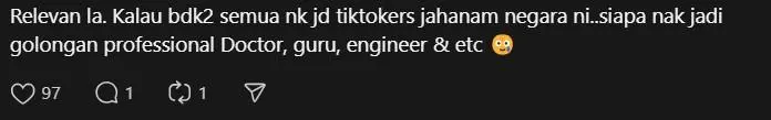 Comment on being a tiktok influencer  (2)