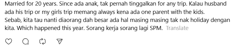 Comment on cant leave without kids