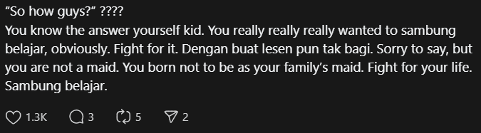 Comment on dont let girl go study (3)