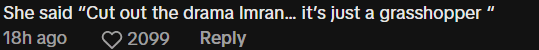 Comment on girl student help flick bug away Screenshot 2025-01-15 184117 (3)
