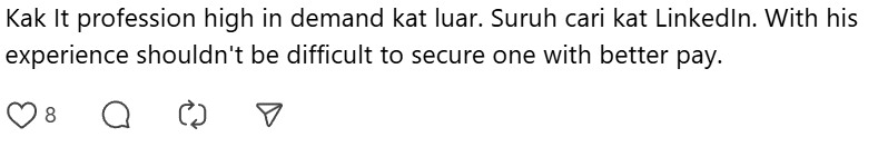 Comment on IT HOD earning RM2000 (2)