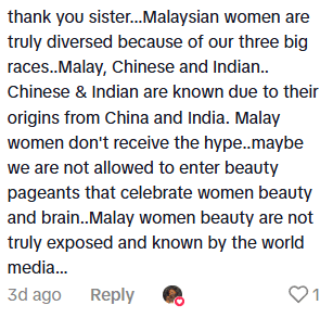 Comment on malaysian pretty (1)