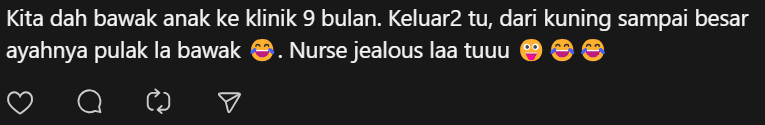 Comment on Nurse comment on husband bring baby to check up (3)