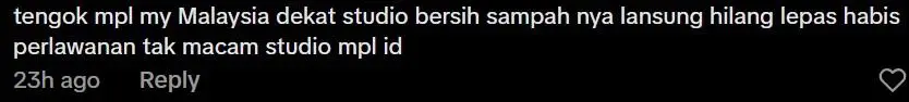 Comment on rubbish filled venue after MLBB event (1)