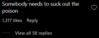 comment on snake latches on man crouch Screenshot 2025-01-25 143605