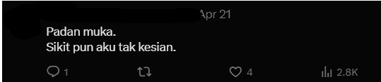 comment serve you right