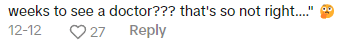 Comment under UK trourist praise Malaysia clinic Screenshot 2024-12-24 155620 (2)