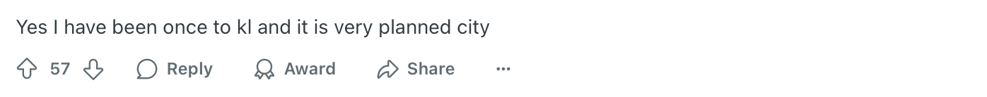 Comment01_Indian Tourist Feels 'Ashamed' After Visiting KL, Says It's Well-Organised With Clean Air & No Potholes