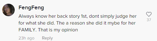 Don't judge her