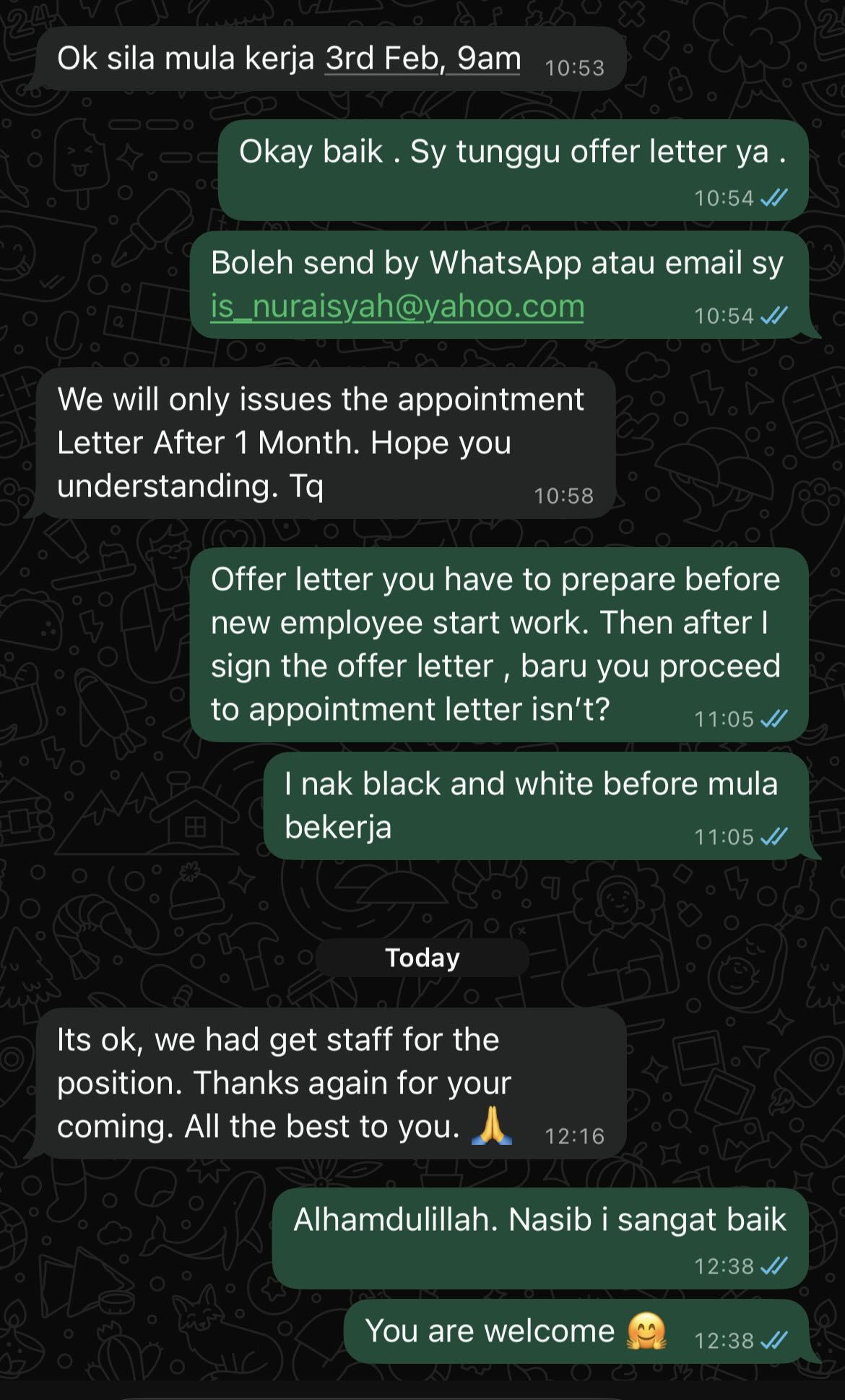 Company Dropped Candidate After M’sian Woman Asked For Offer Letter Before Starting