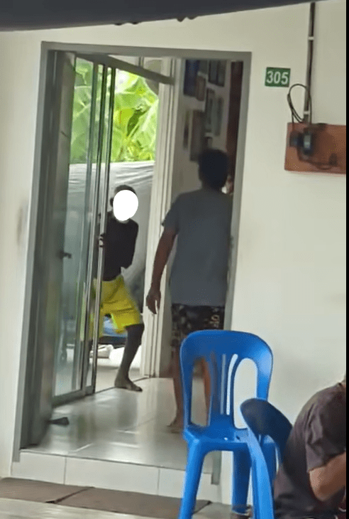 Conflict between the caretaker and the oldman