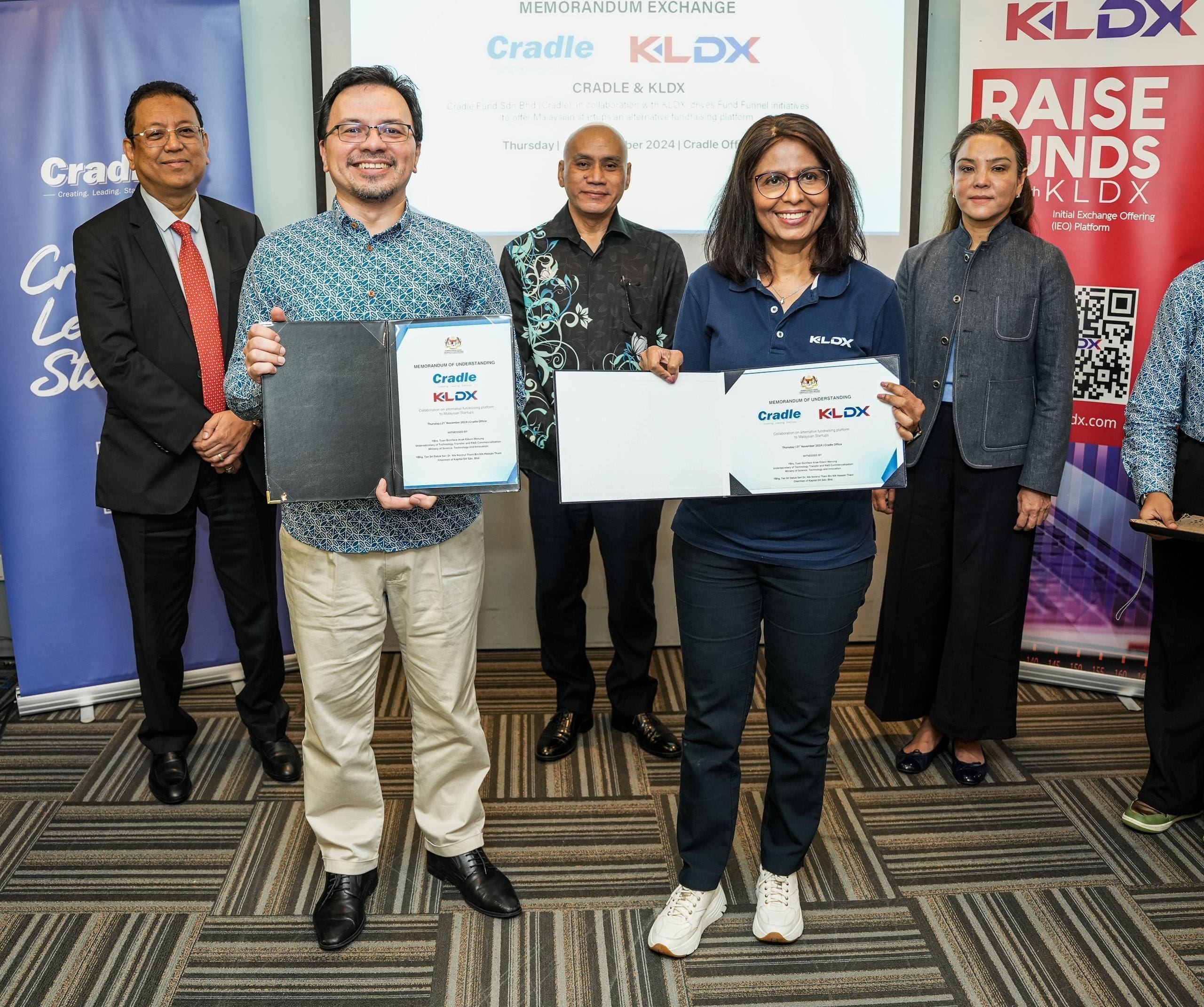 Cradle x KLDX MoU - MoU Exchange