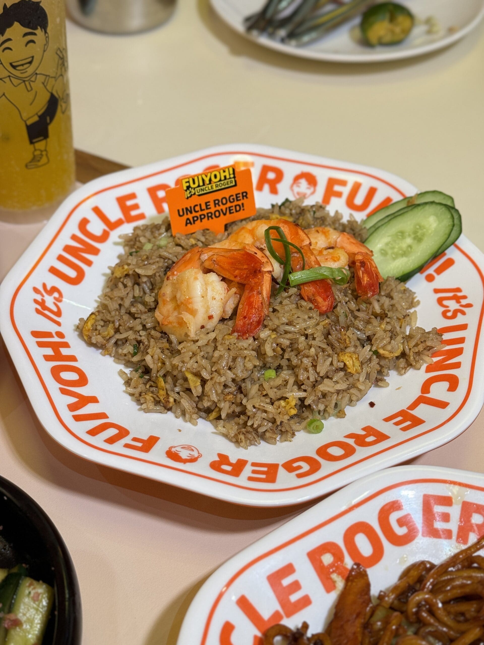  Egg Fry Rice with Garlic Shrimp - UNCLE ROGER