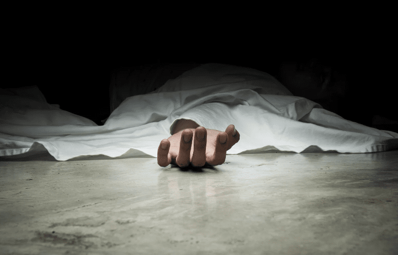 dead body on floor