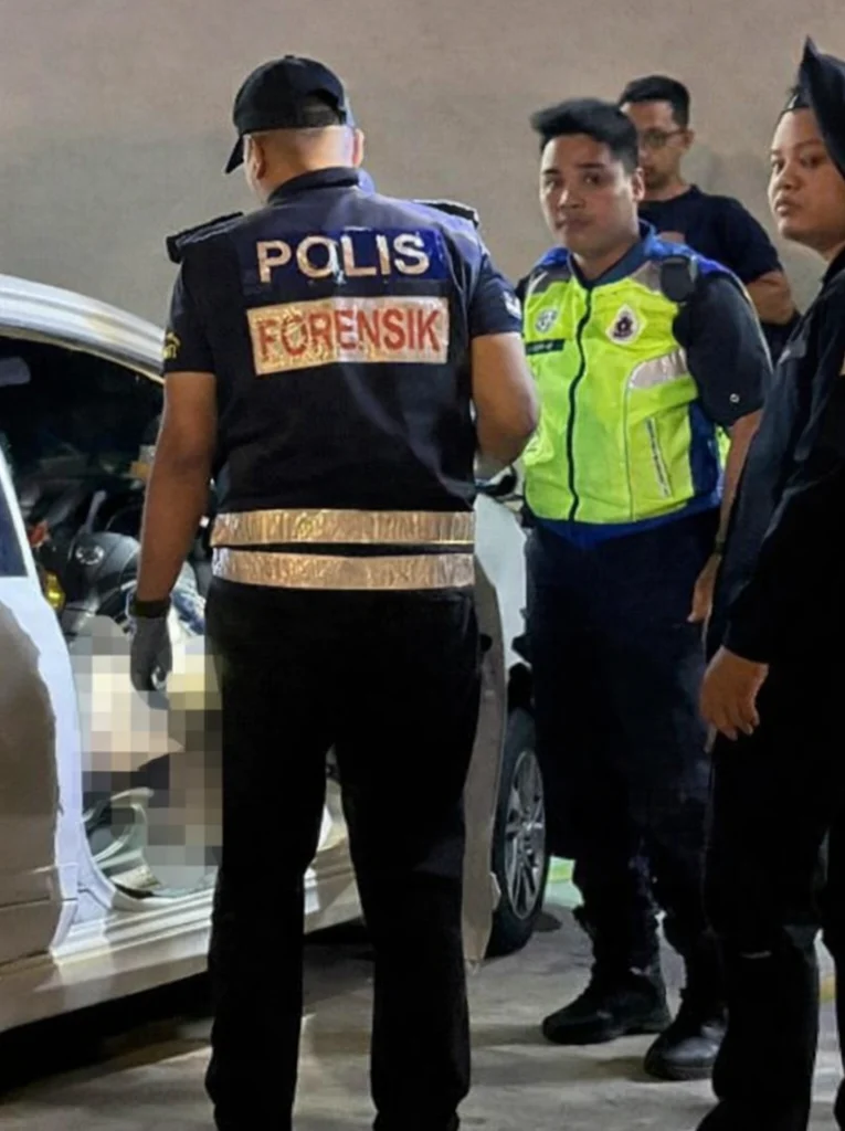 Dead woman inside Myvi Penang (2)