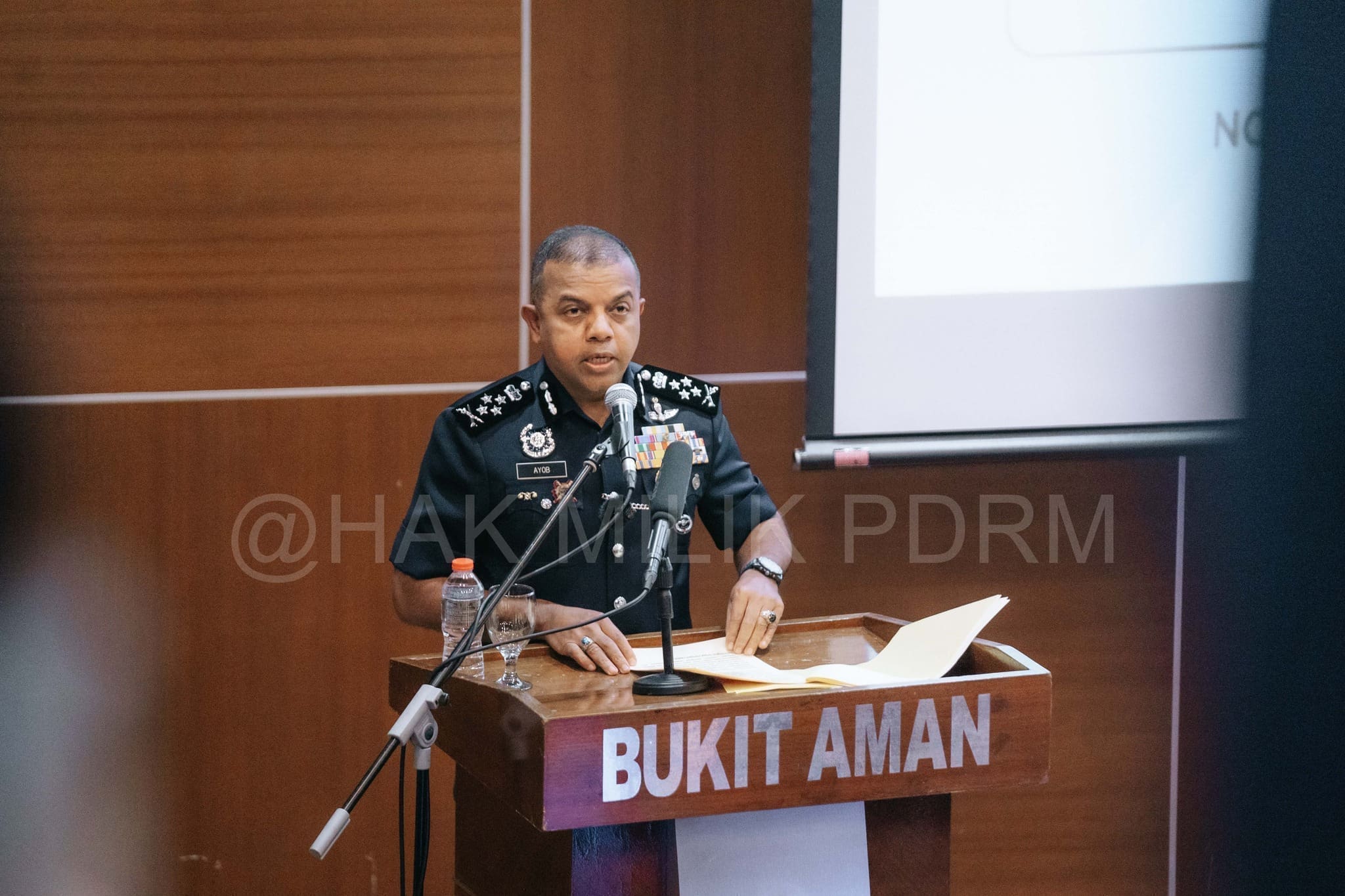 Deputy Inspector-General of Police Datuk Seri Ayob Khan Mydin Pitchay