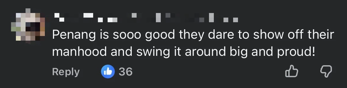 Netizens Amused By Traffic Signboard Featuring Phallic Illustration In Penang comment 1