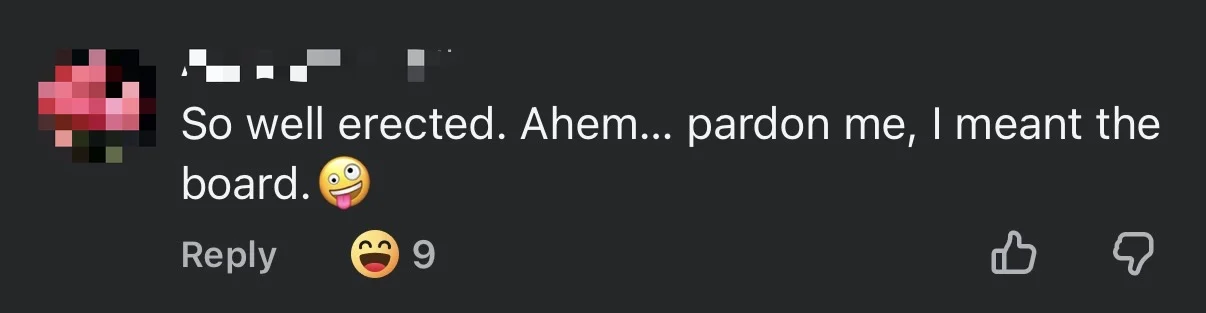 Netizens Amused By Traffic Signboard Featuring Phallic Illustration In Penang comment 3