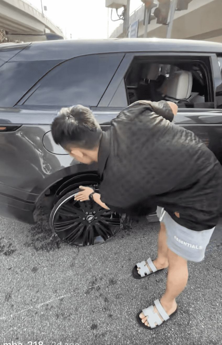 Disoriented M’sian Man Drives His Range Rover With Broken Tyre, Turns Himself In & Tests Positive For 3 Drugs 1