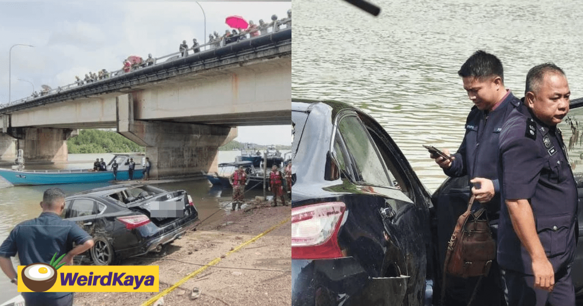 M'sian Siblings Drown After Car Slips Into River, Parents Arrested For Alleged Murder