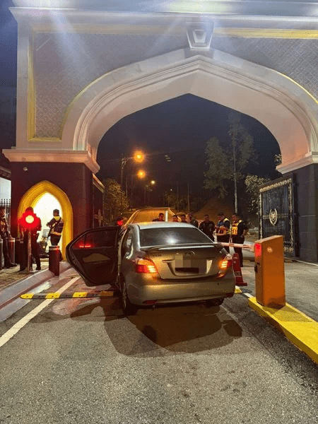 Drunk driver at Istana Negara