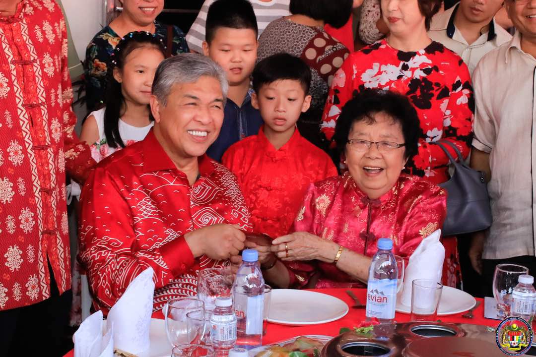 Zahid Hamidi with his foster mum